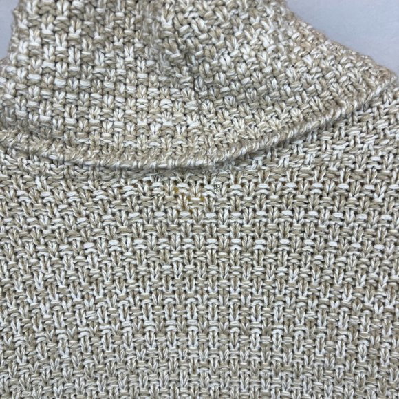 Cabela’s Chunky Cable Knit Cowl Neck Sweater Size L Outdoor Camping Hiking - Picture 8 of 10